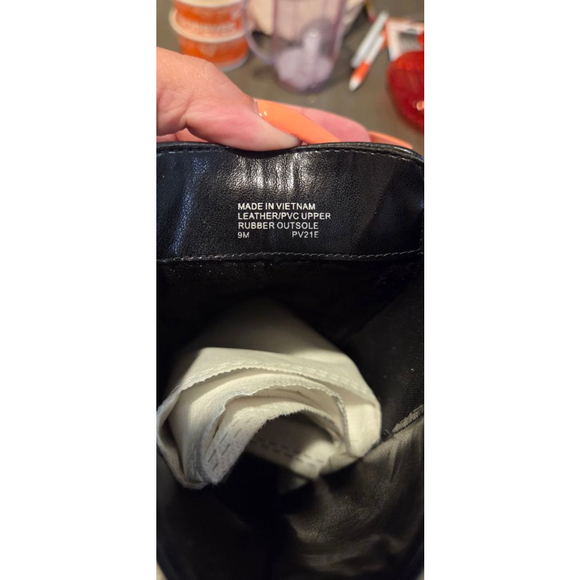 Michael Kors Black Brown Combat Boots - Picture 5 of 5